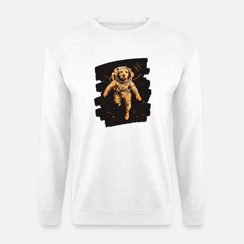 Labrador Astronaut - Unisex Pullover - Weiß