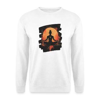 Yoga Namaste Meditation - Unisex Pullover - Weiß - Vorne