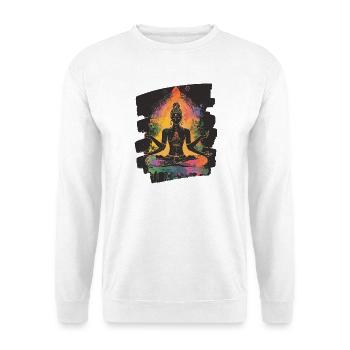 Yoga Namaste Meditation - Unisex Pullover - Weiß - Vorne
