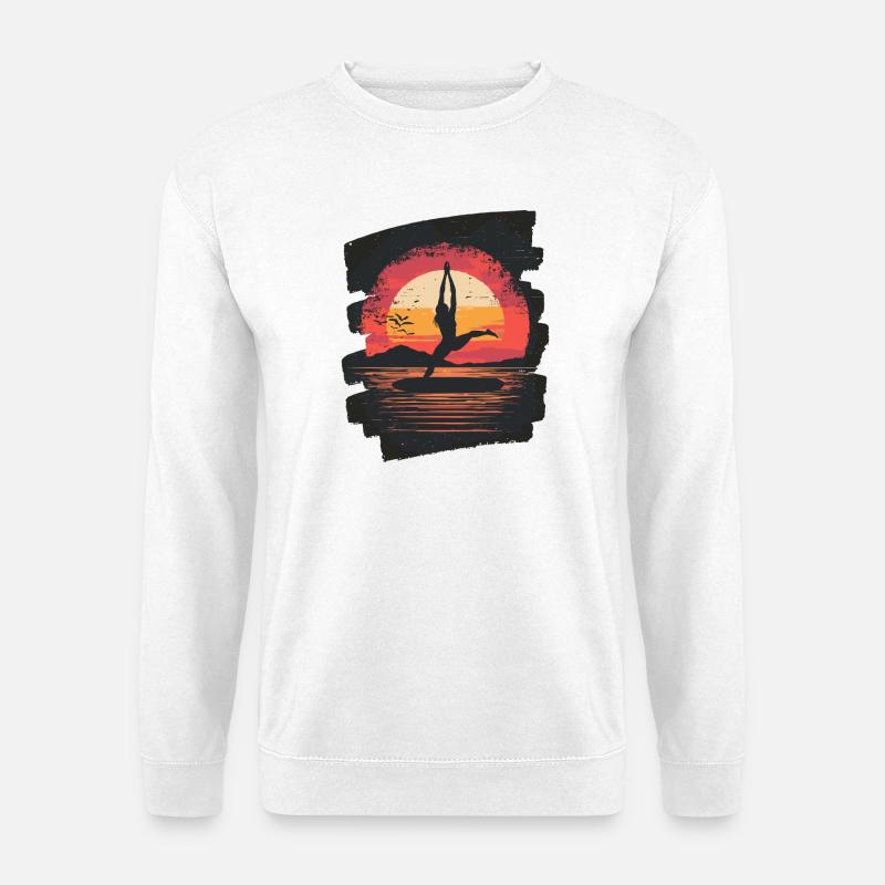 Yoga Namaste Meditation - Unisex Pullover - Weiß