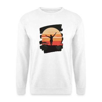 Yoga Namaste Meditation - Unisex Pullover - Weiß - Vorne