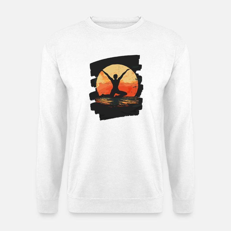 Yoga Namaste Meditation - Unisex Pullover - Weiß
