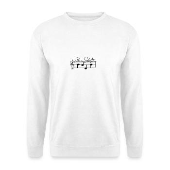 Johann Sebastian Bach Partition Notation - Sweat-shirt Unisexe - blanc - Devant