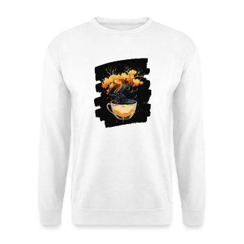 Kaffee Coffee Kaffeeliebhaber - Unisex Pullover - Weiß - Vorne