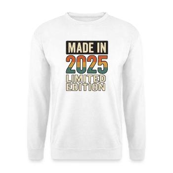 Made in 2025 Limited Edition - Unisex Sweatshirt - white - Front