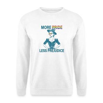 Mehr Pride Weniger Vorurteile Pride Month LGBTQ - Unisex Pullover - Weiß - Vorne