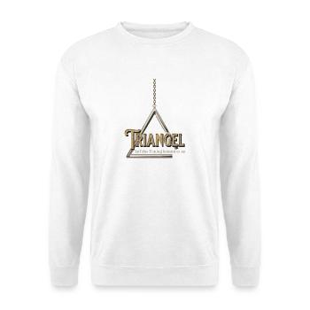 Triangel - Auf das Timing kommt es an Percussion - Unisex Pullover - Weiß - Vorne