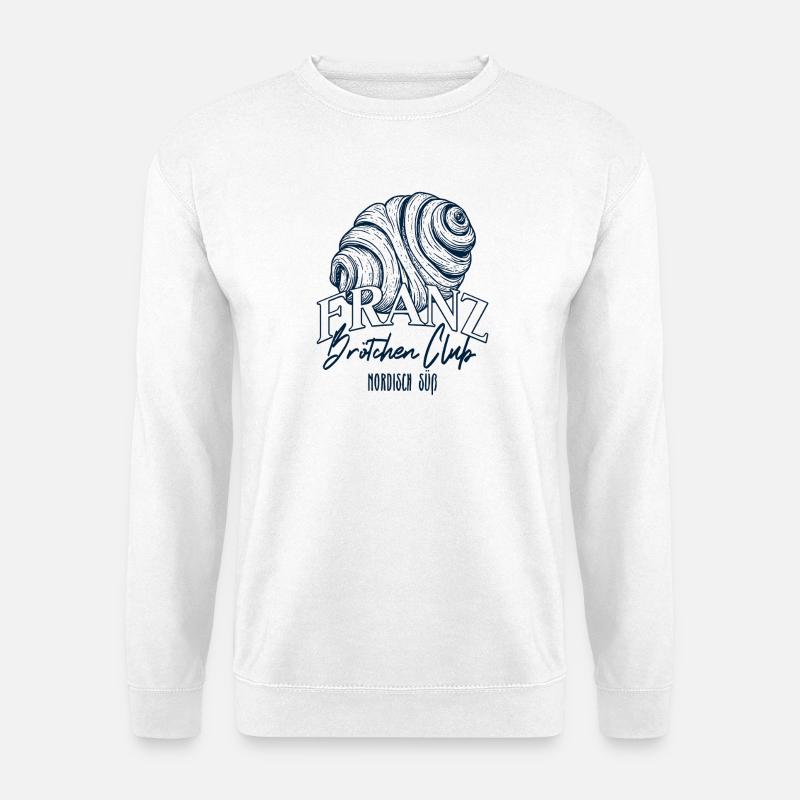 Franzbrötchen Club - Unisex Pullover - Weiß