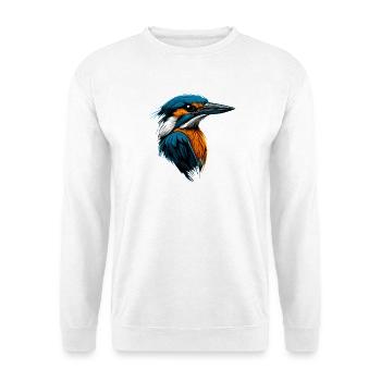 Kingfisher Eisvogel Vogel Süße Eisvögel Kingfisher - Unisex Pullover - Weiß - Vorne