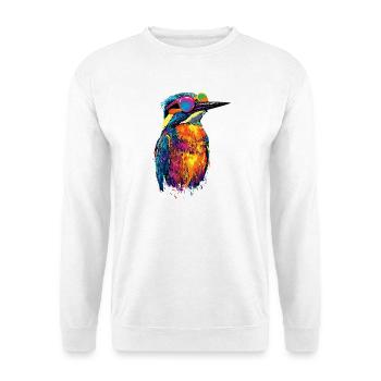 Kingfisher Eisvogel Vogel Süße Eisvögel Kingfisher - Unisex Pullover - Weiß - Vorne