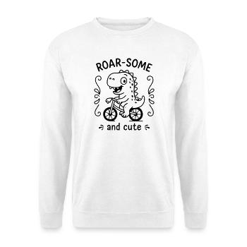 Rugissant - Sweat-shirt Unisexe - blanc - Devant