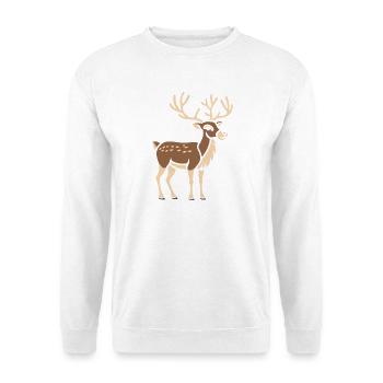 Karibu - Unisex Pullover - Weiß - Vorne - Alina (178cm) & Michal (187cm)