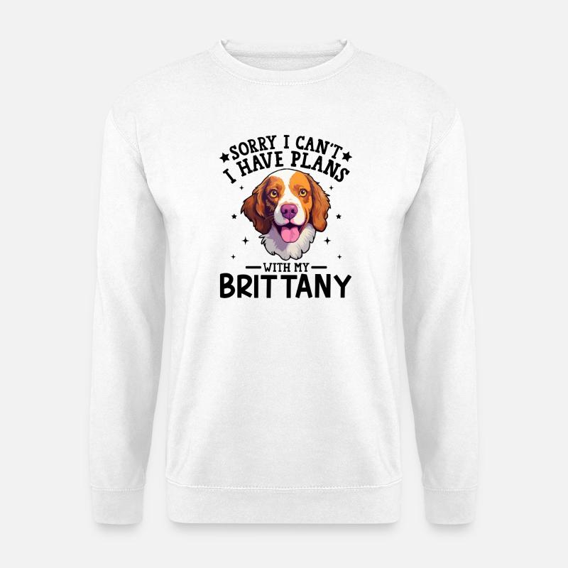 Playful Dog Illustration for Apparel - Unisex Sweatshirt - white