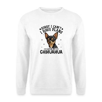 Charming Chihuahua Portrait Design - Unisex Sweatshirt - white - Front