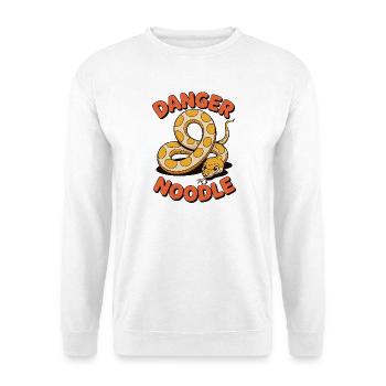 Danger Noodle – Lustiges Schlangen Design - Unisex Pullover - Weiß - Vorne