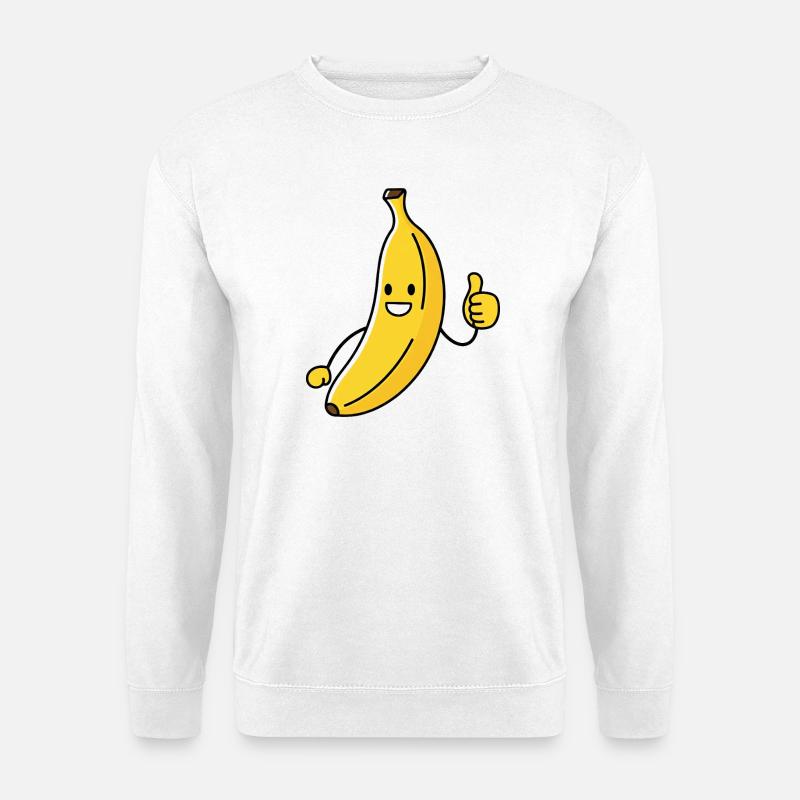 Eine lustige Banane - Unisex Pullover - Weiß