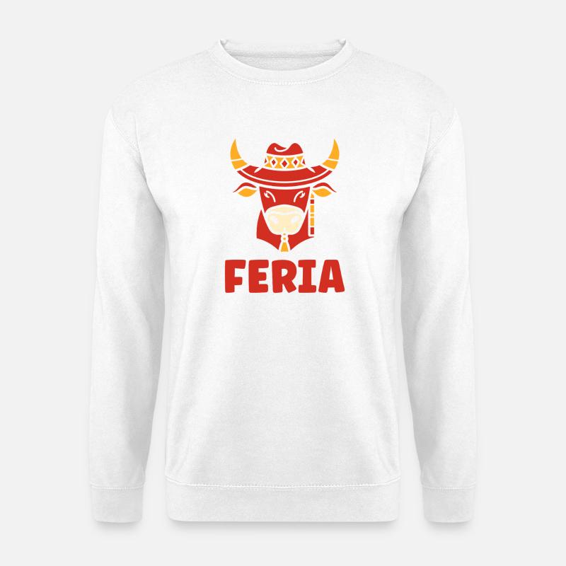 Oxhead Feria Azulejos - Unisex Pullover - Weiß