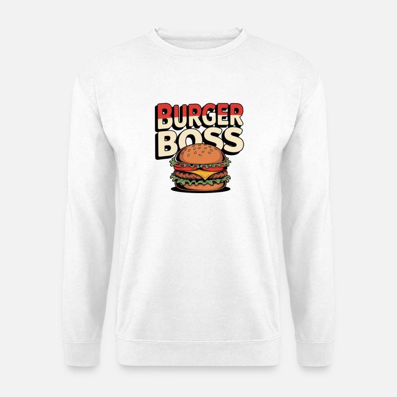 Burger Kollektion - Unisex Pullover - Weiß