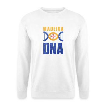 Madeira DNA Motiv Design - Unisex Pullover - Weiß - Vorne