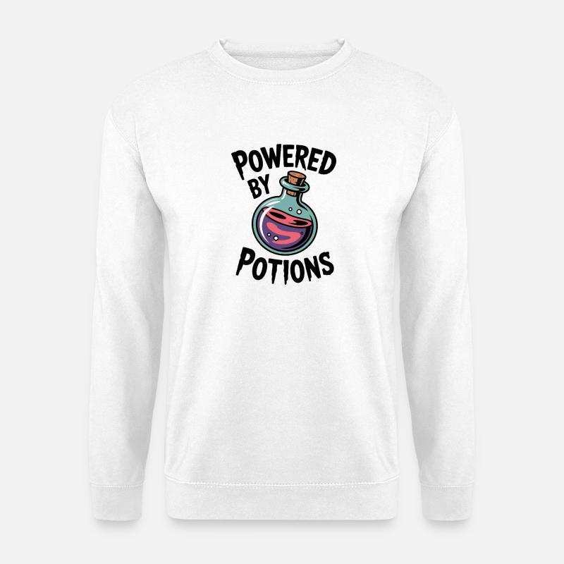 Angetrieben von Tränken - Unisex Pullover - Weiß