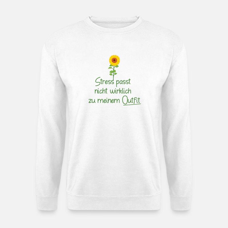 Statement-Design-Handwriting-on-Women'sCut with a - Unisex Sweatshirt - white