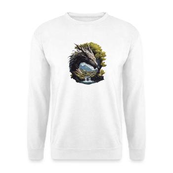 Dragon Dragon - Unisex Sweatshirt - white - Front