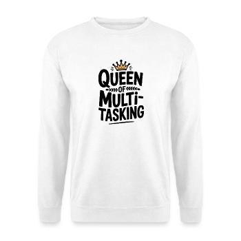 Queen of Multitasking - Unisex Sweatshirt - white - Front