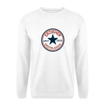 Heartfelt Vintage Seal - Unisex Sweatshirt - white - Front