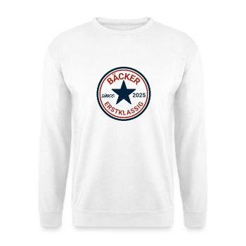 Sceau vintage Baker - Sweat-shirt Unisexe - blanc - Devant
