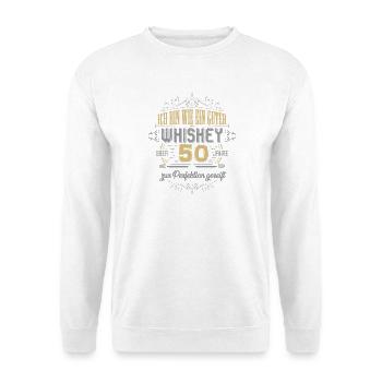55. Geburtstag 55 Jahre alt Spruch Geschenk - Unisex Pullover - Weiß - Vorne