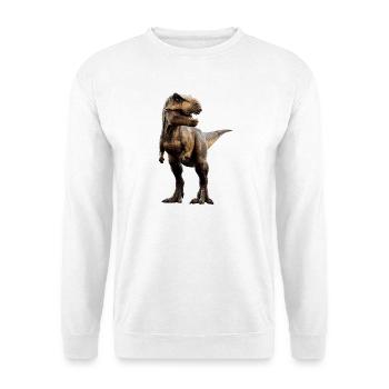 T-Rex Tyrannosaurus Rex Dino Papa Dinosaure - Sweat-shirt Unisexe - blanc - Devant
