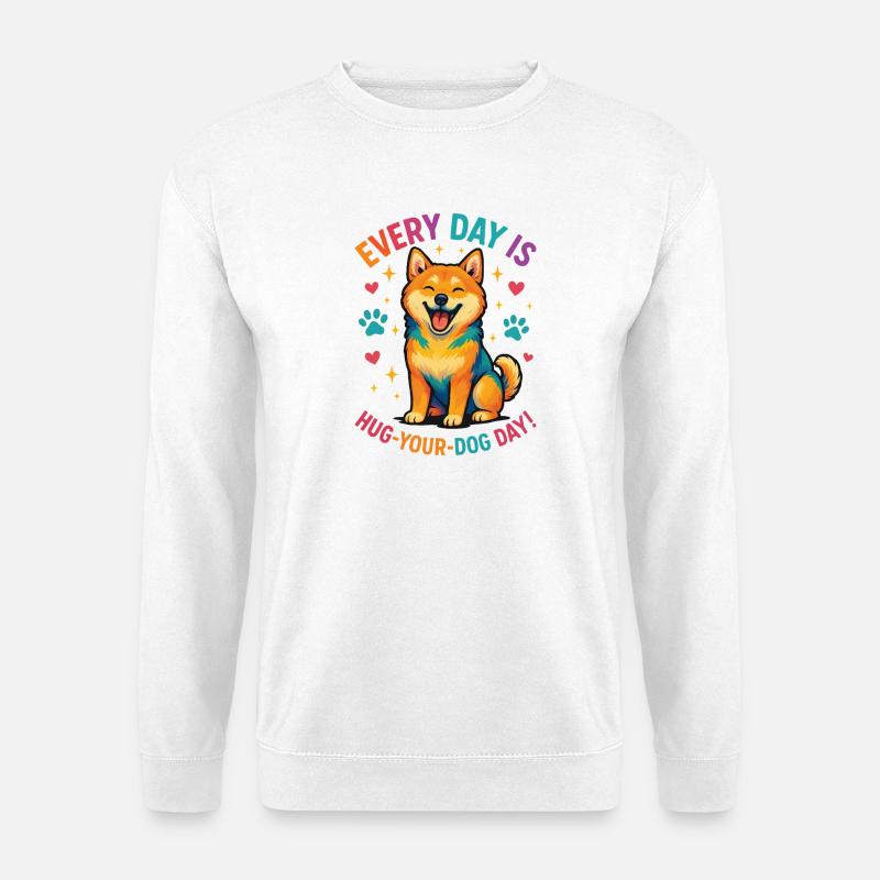 Shiba Inu - Unisex Pullover - Weiß