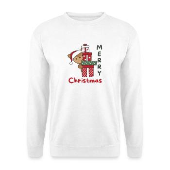 Reh Weihnachten Geschenk Winter Tiere Rehe - Unisex Pullover - Weiß - Vorne