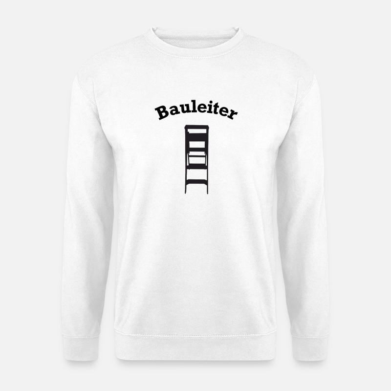 Bauleiter Baustelle Baustellen lustig - Unisex Pullover - Weiß