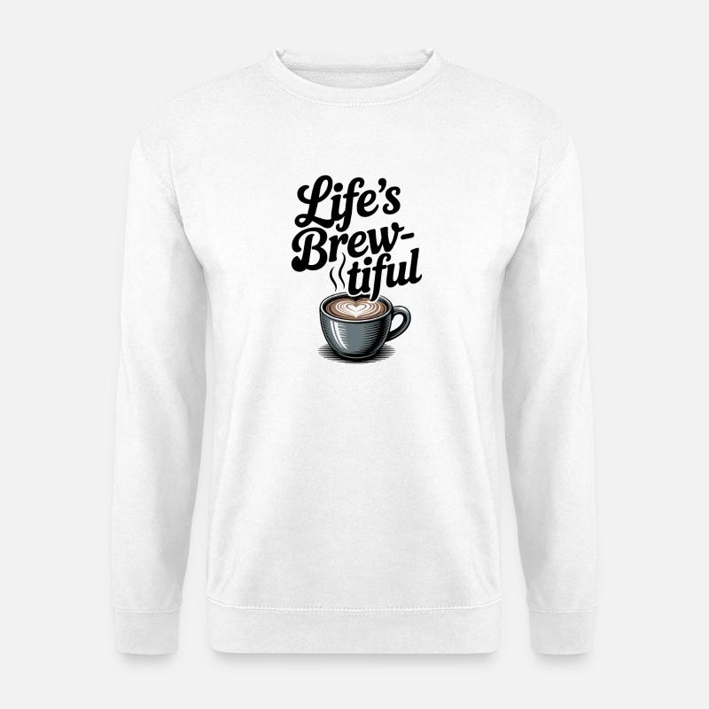 Das Gebräu des Lebens - Unisex Pullover - Weiß
