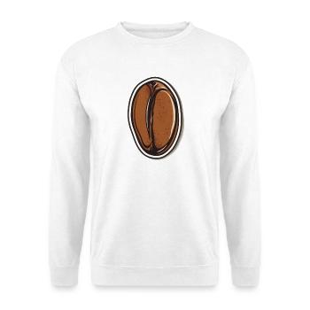 Kaffee - Unisex Pullover - Weiß - Vorne