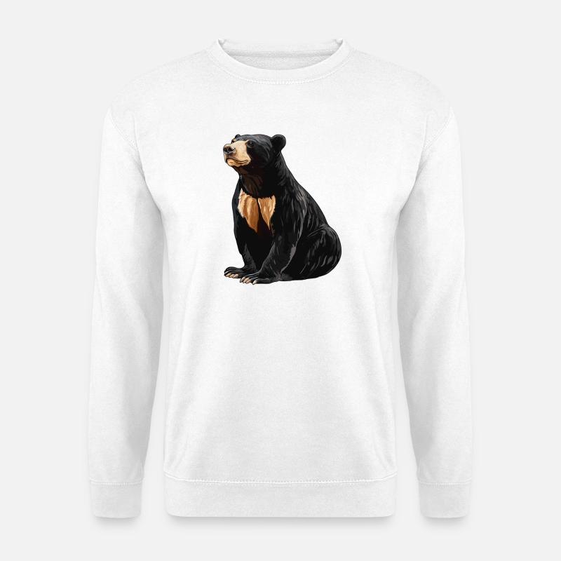 Sun Bear Malay Bear - Unisex Sweatshirt - white