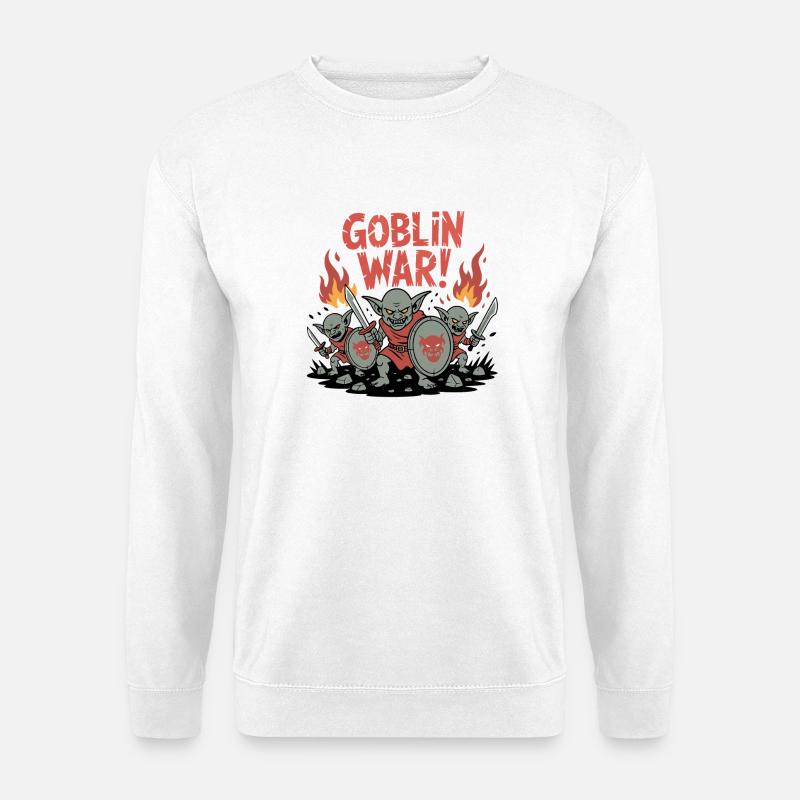 Kriegsschlacht-Illustration - Unisex Pullover - Weiß