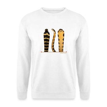 Echtes Königskobra T-Shirt - Real King Cobra - Unisex Sweatshirt - white - Front