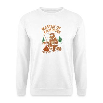 Master of the Campfire - Unisex Sweatshirt - white - Front
