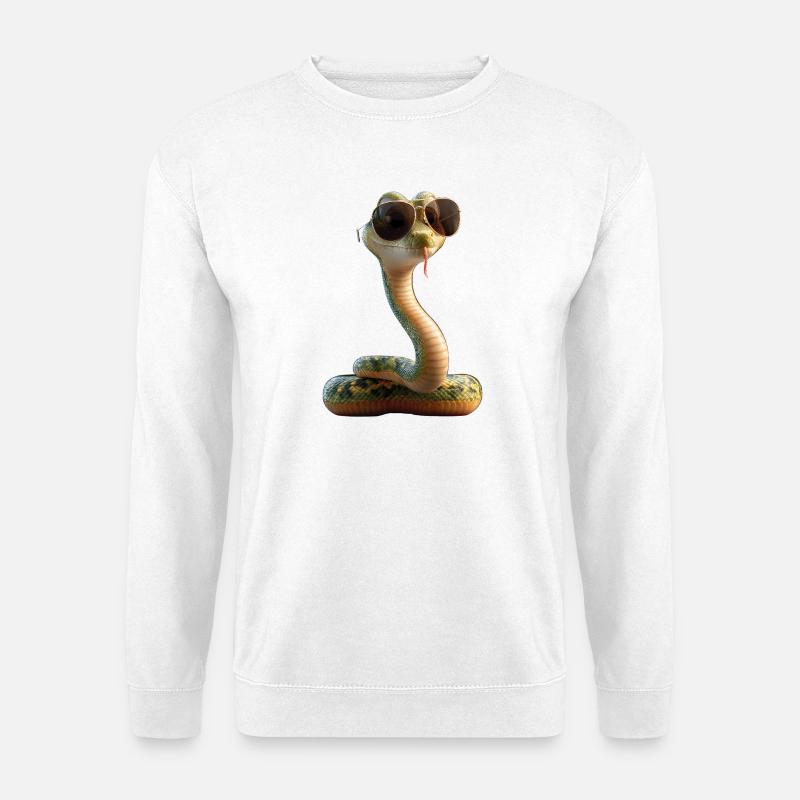 snake, python, cobra, rattlesnake, snakes - Unisex Sweatshirt - white
