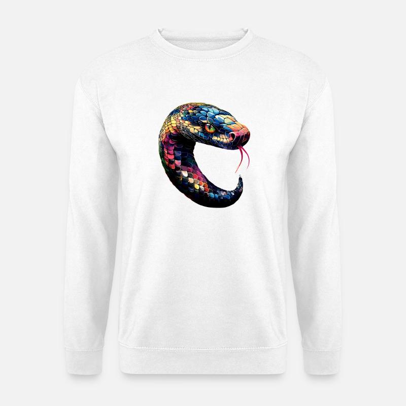 snake, python, cobra, rattlesnake, snakes - Unisex Sweatshirt - white