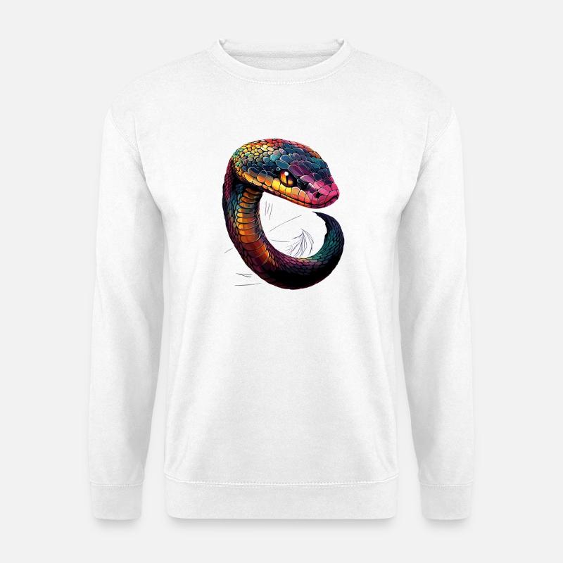 snake, python, cobra, rattlesnake, snakes - Unisex Sweatshirt - white