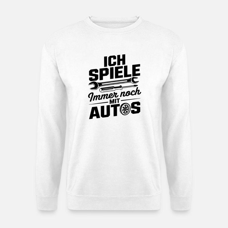 Autofan - Kfz-Mechaniker - Unisex Pullover - Weiß