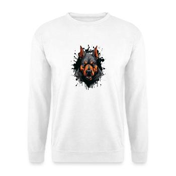 Doberman Dog - Unisex Sweatshirt - white - Front