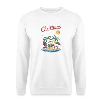 Christmas In July Tropical Christmas Beach - Unisex Sweatshirt - white - Front