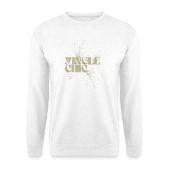 Tropical Monstera Leaf Pattern Design - Unisex Sweatshirt - white - Front