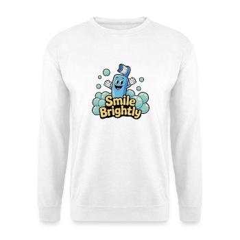 Joyeux bain moussant dessin animé - Sweat-shirt Unisexe - blanc - Devant