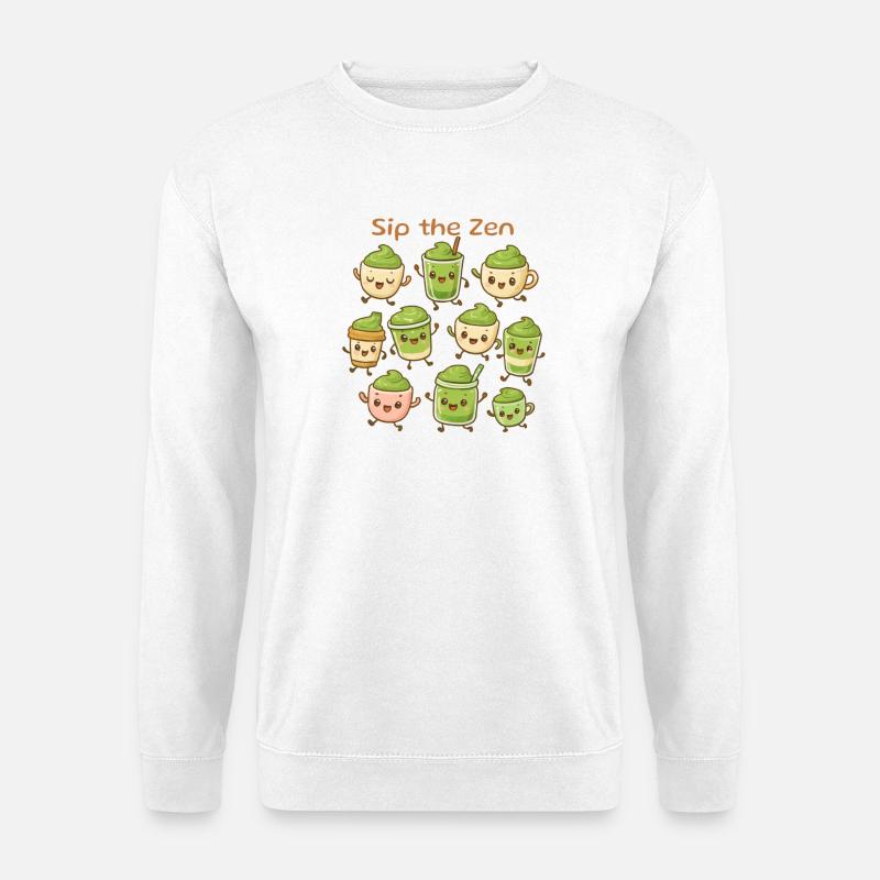 Matcha Tee / Matcha Latte Fans - Unisex Pullover - Weiß