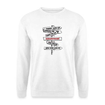Heringsdorf Baltic Sea Resort Vacances Mer Baltique Île d’Usedom - Sweat-shirt Unisexe - blanc - Devant